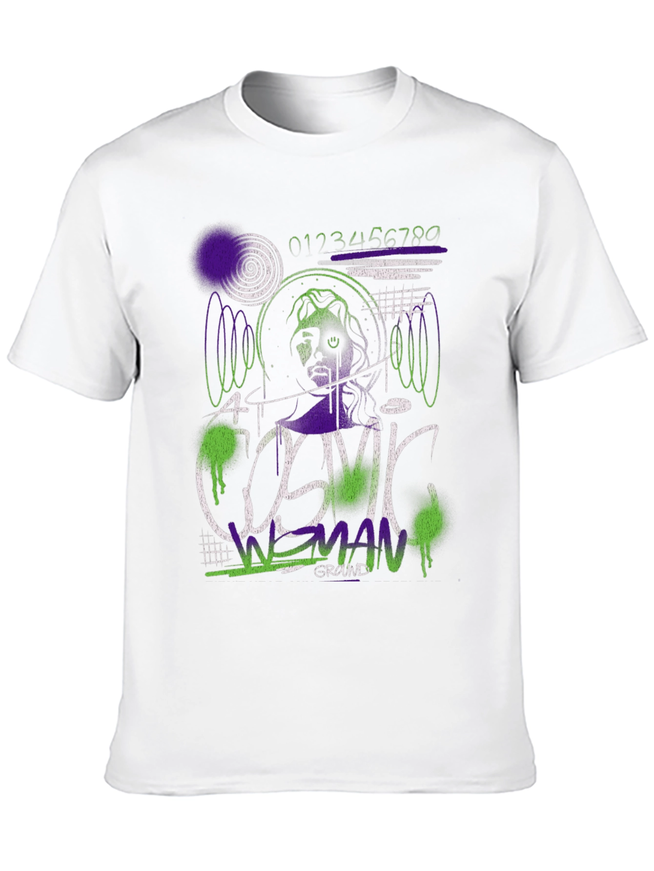 Cosmic Woman Graphic Tee - Modern Streetwear