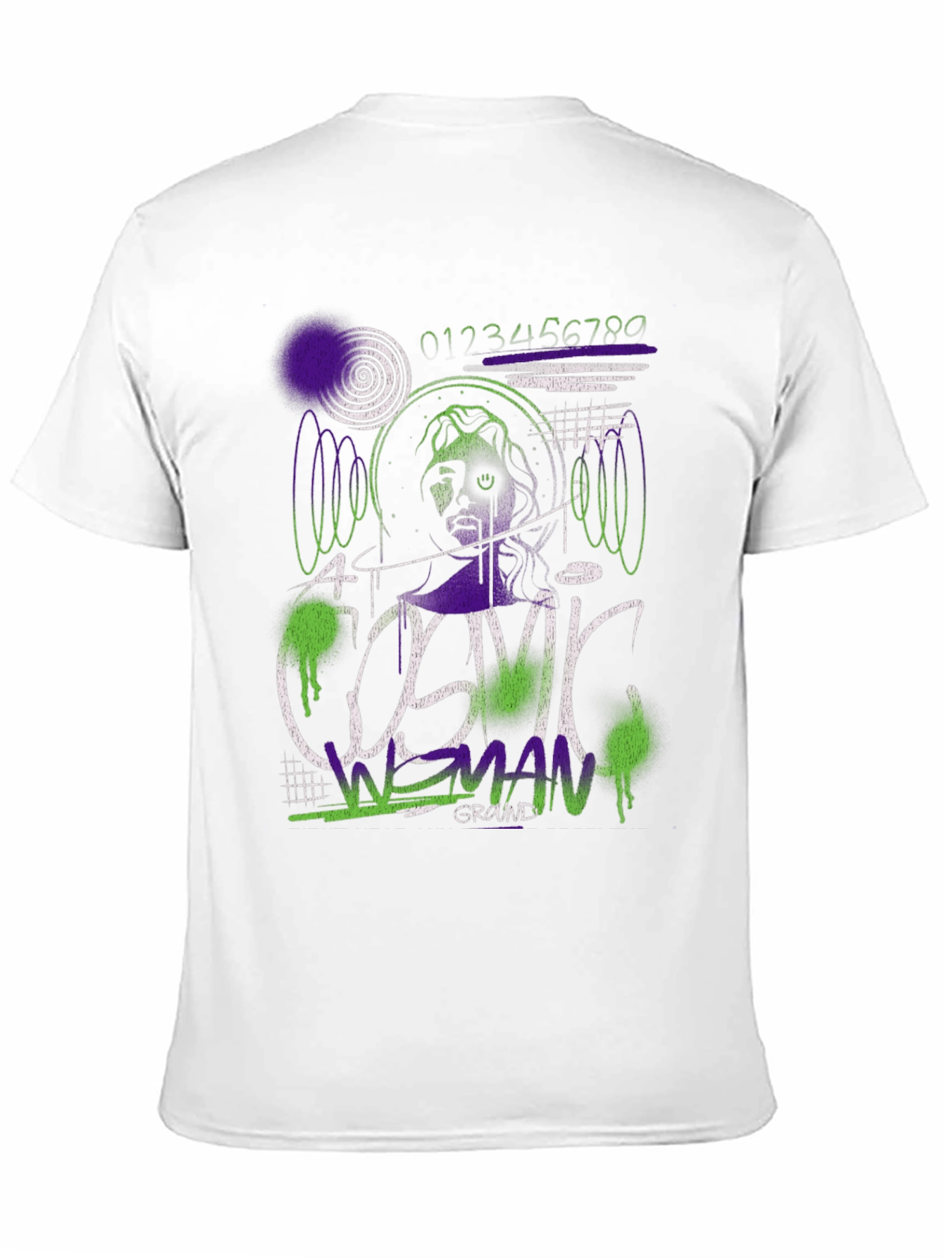 Cosmic Woman Graphic Tee - Modern Streetwear