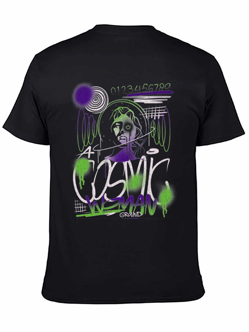 Cosmic Woman Graphic Tee - Modern Streetwear