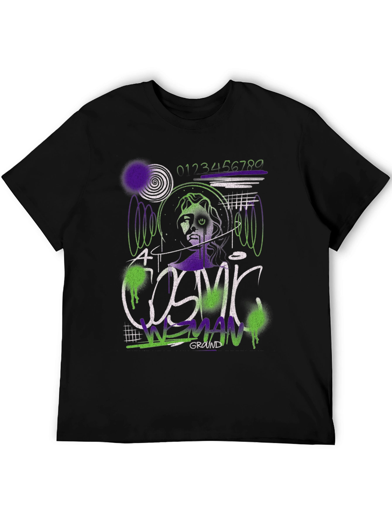 Cosmic Woman Graphic Tee - Modern Streetwear