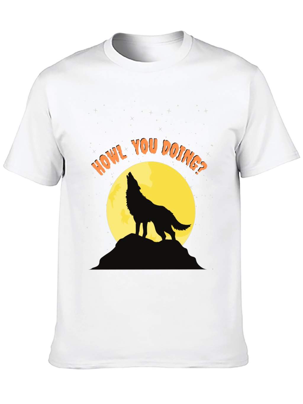 Howl You Doing? Wolf Graphic Tee