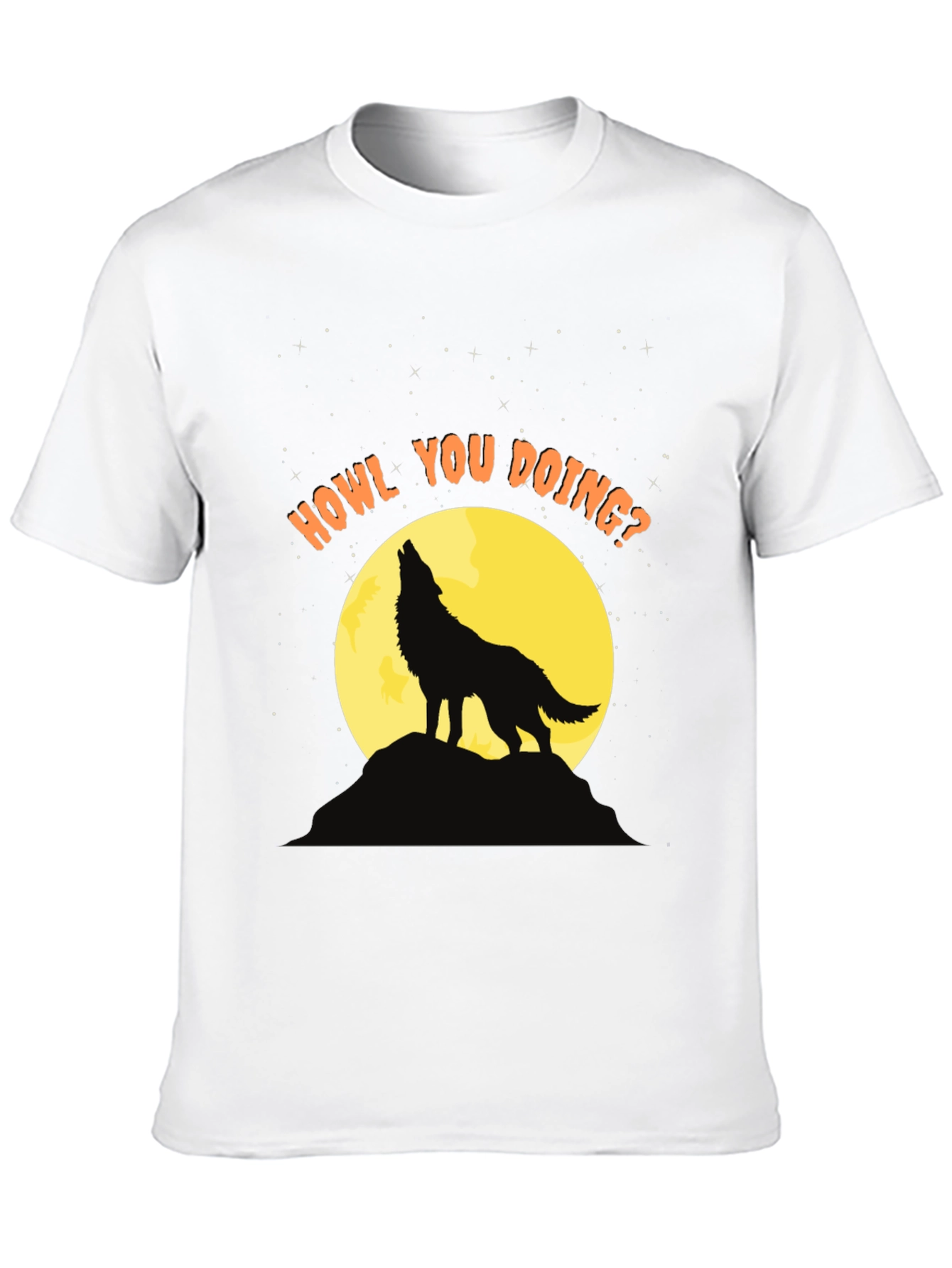 Howl You Doing? Wolf Graphic Tee
