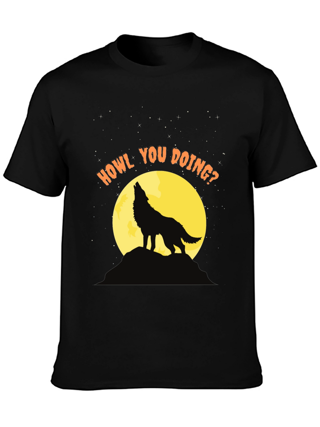 Howl You Doing? Wolf Graphic Tee