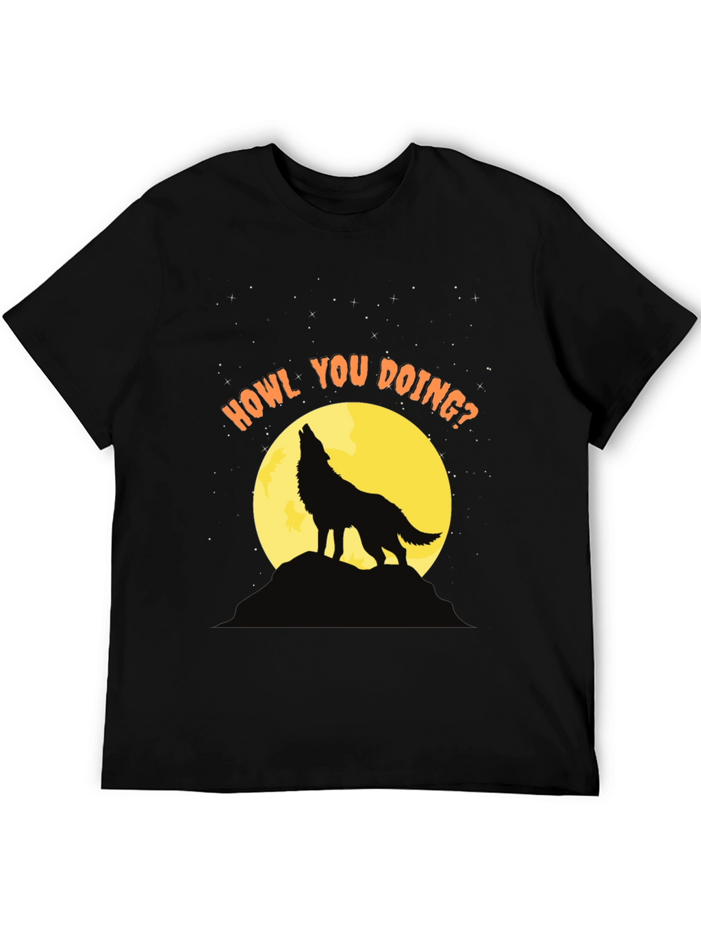 Howl You Doing? Wolf Graphic Tee