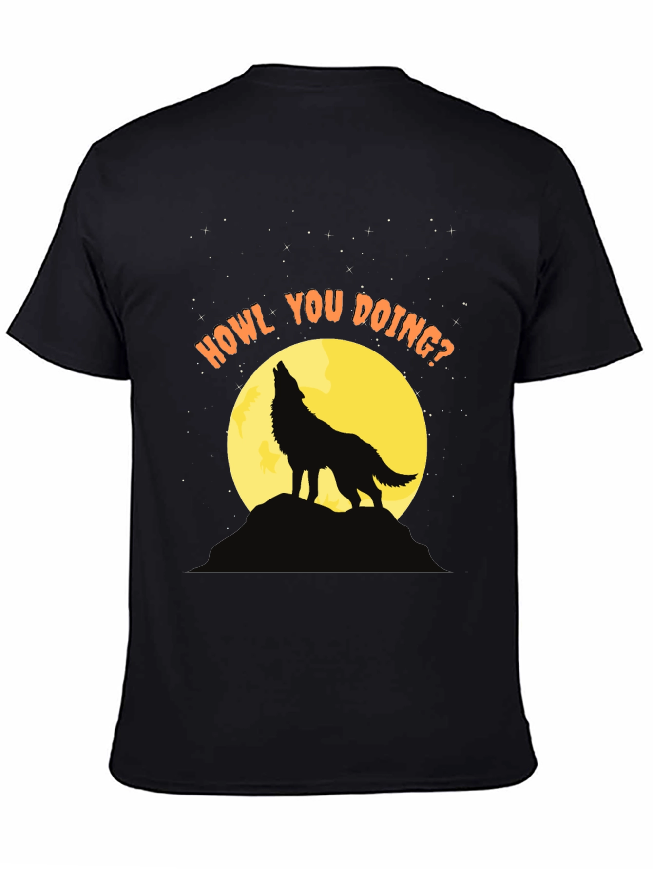 Howl You Doing? Wolf Graphic Tee