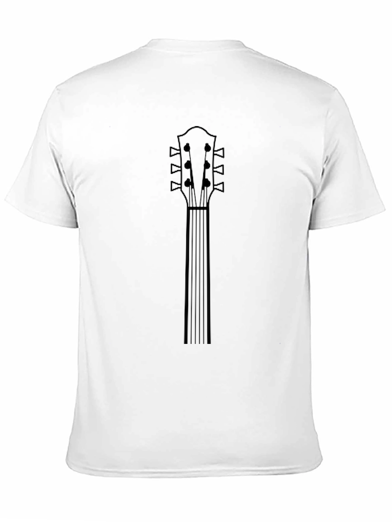 Guitar Neck Graphic Tee - Black