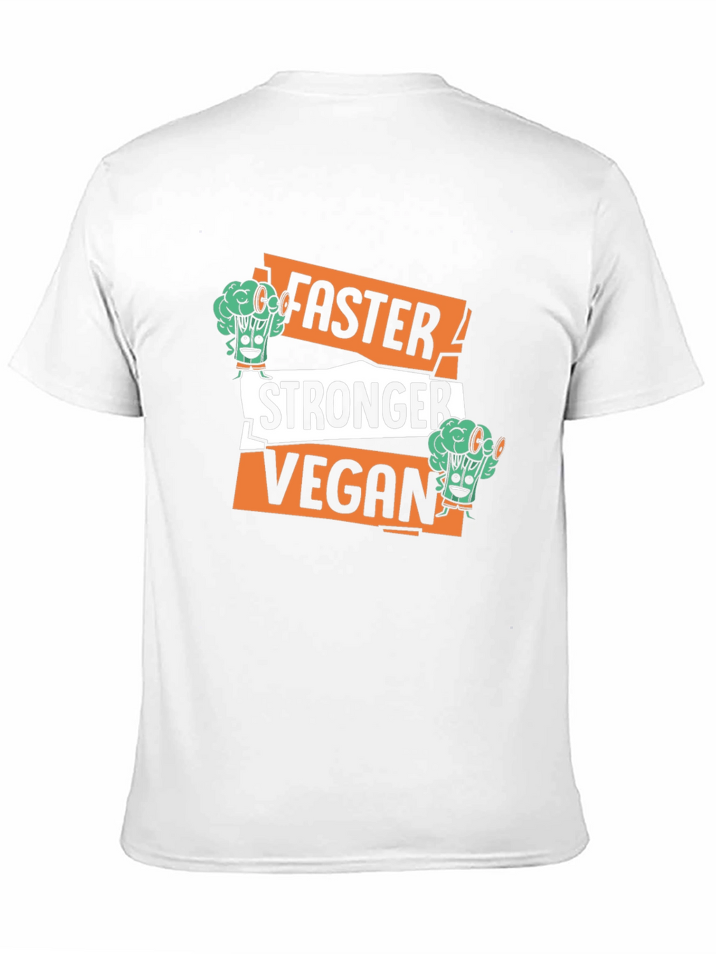 Faster Stronger Vegan Graphic Tee