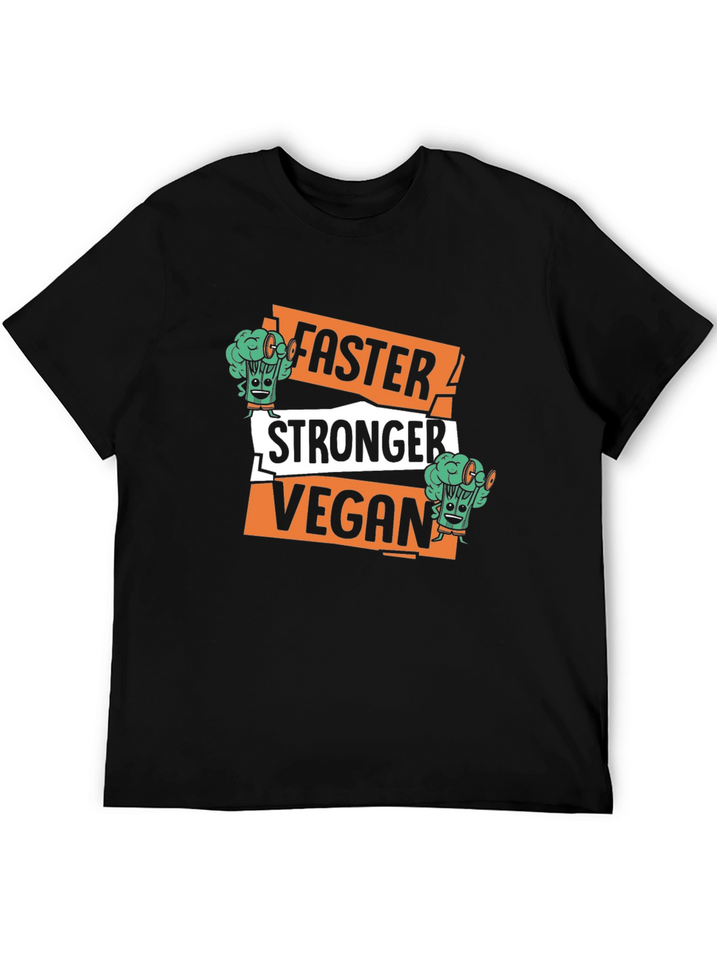 Faster Stronger Vegan Graphic Tee