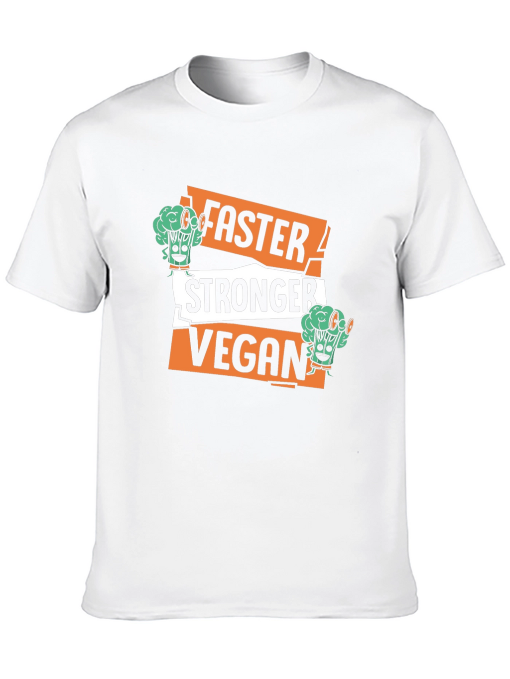 Faster Stronger Vegan Graphic Tee
