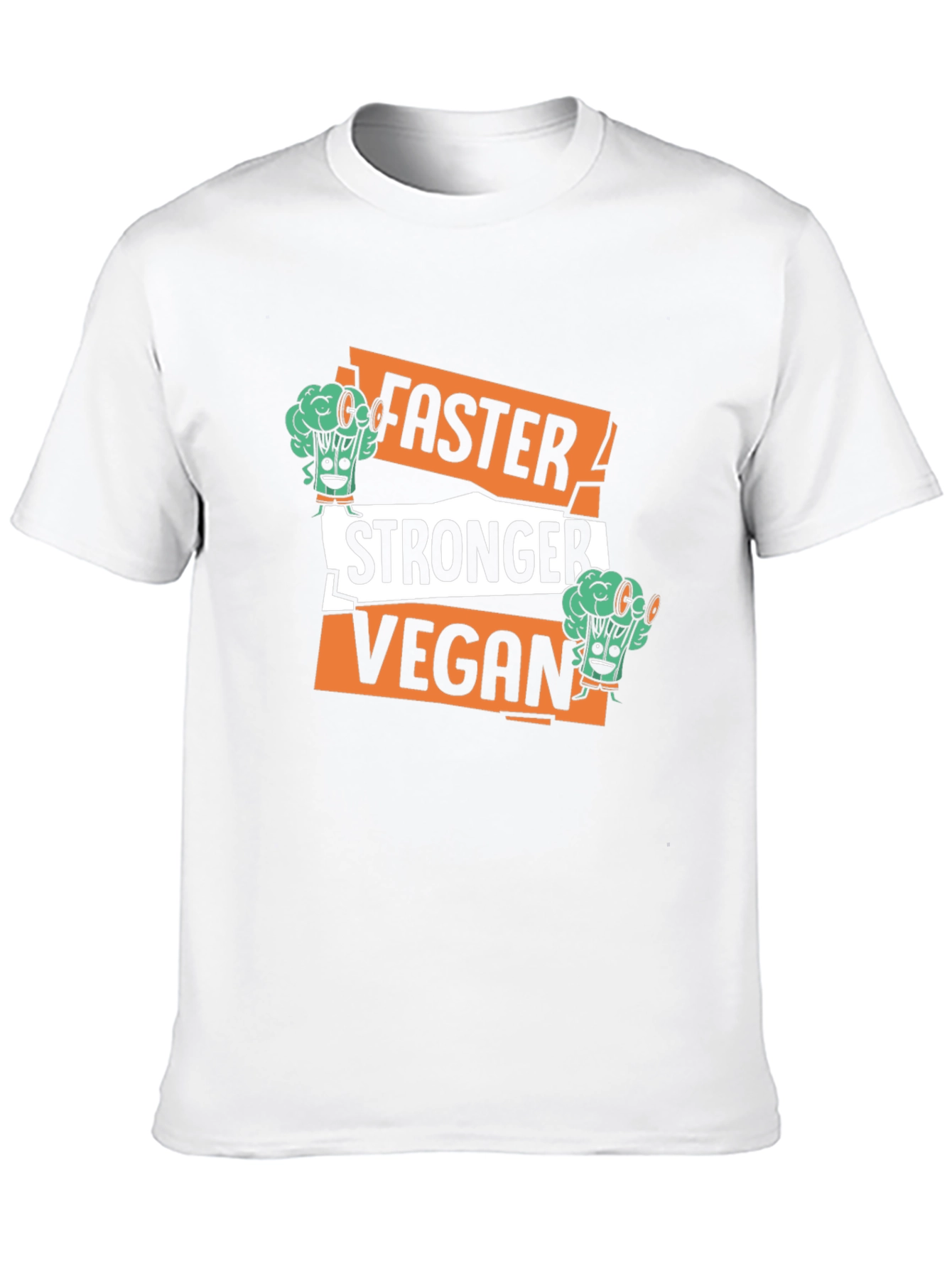 Faster Stronger Vegan Graphic Tee