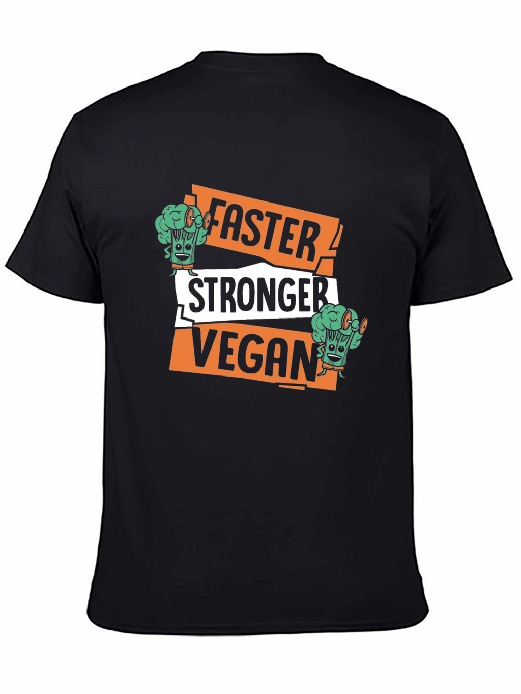 Faster Stronger Vegan Graphic Tee