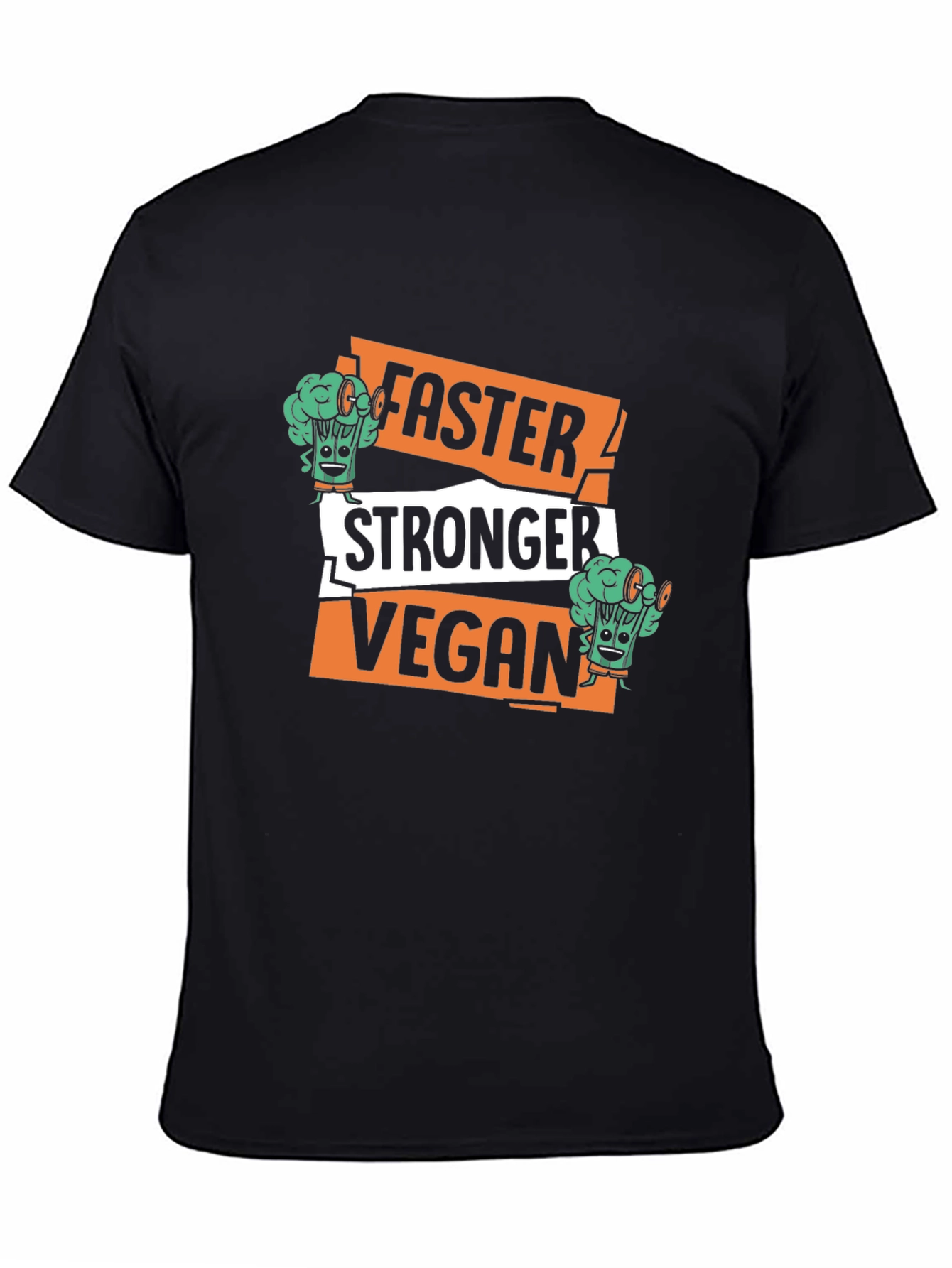 Faster Stronger Vegan Graphic Tee