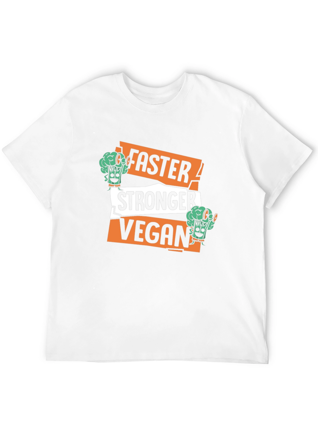 Faster Stronger Vegan Graphic Tee