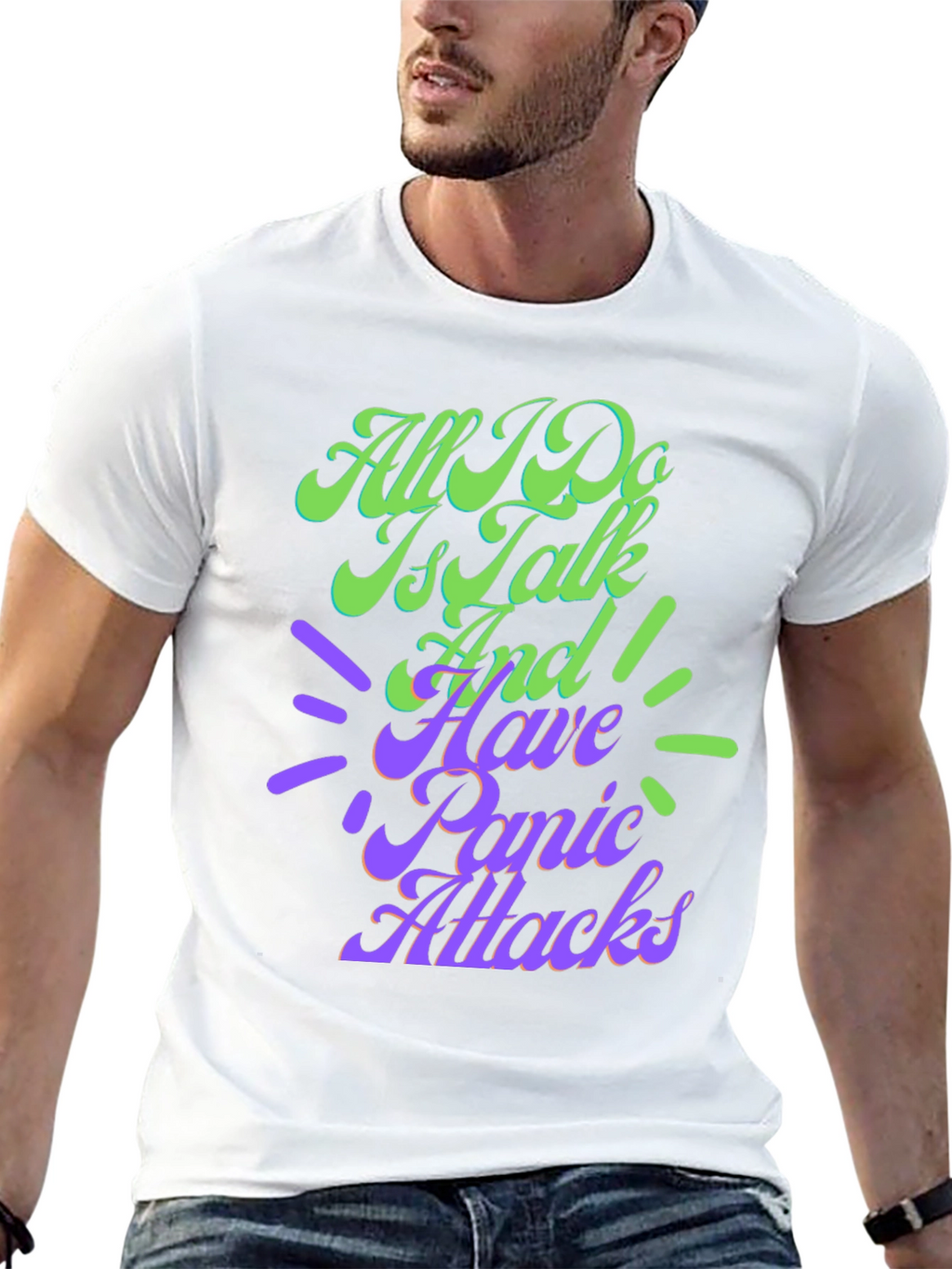 Panic Attack T-Shirt - Funny Graphic Tee