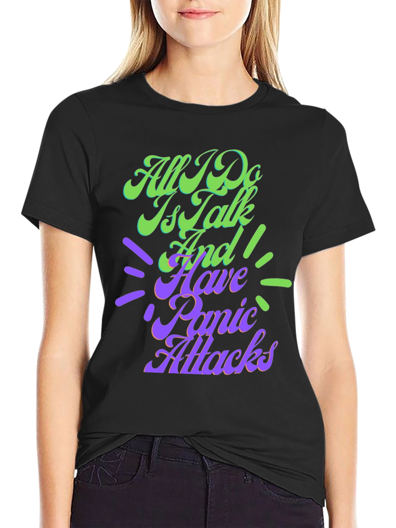 Panic Attack T-Shirt - Funny Graphic Tee