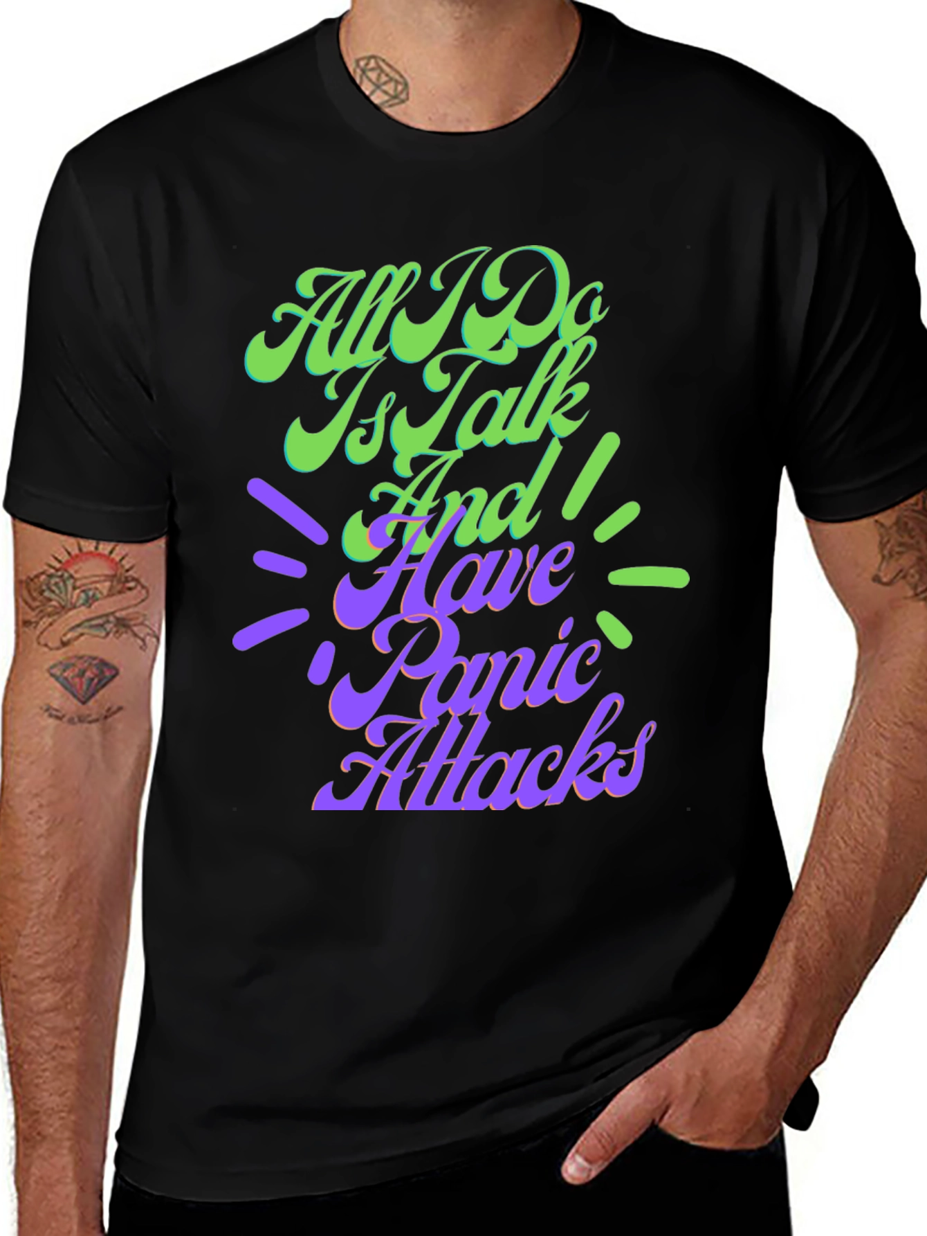 Panic Attack T-Shirt - Funny Graphic Tee