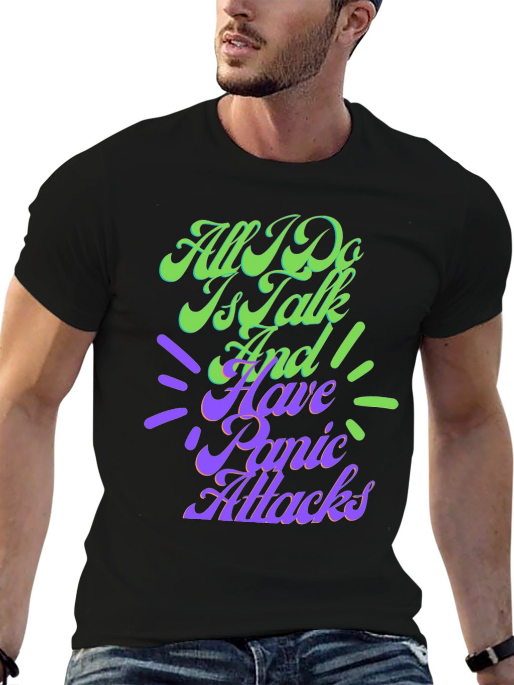 Panic Attack T-Shirt - Funny Graphic Tee