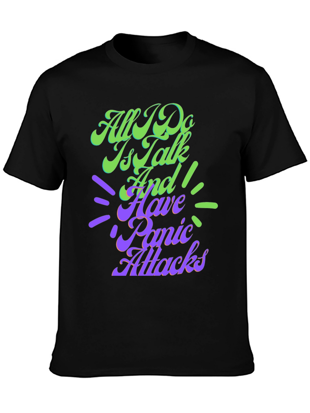 Panic Attack T-Shirt - Funny Graphic Tee