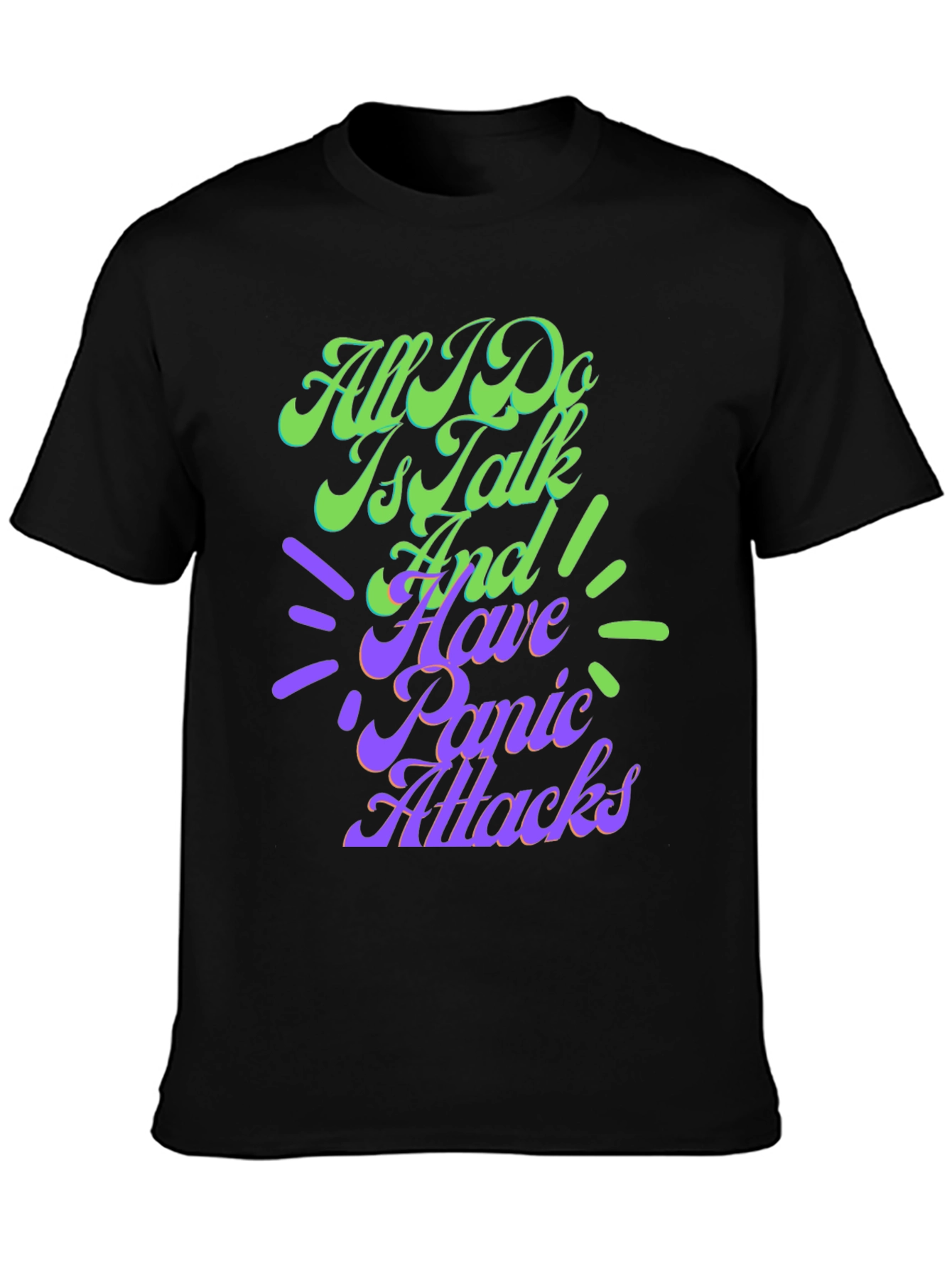 Panic Attack T-Shirt - Funny Graphic Tee