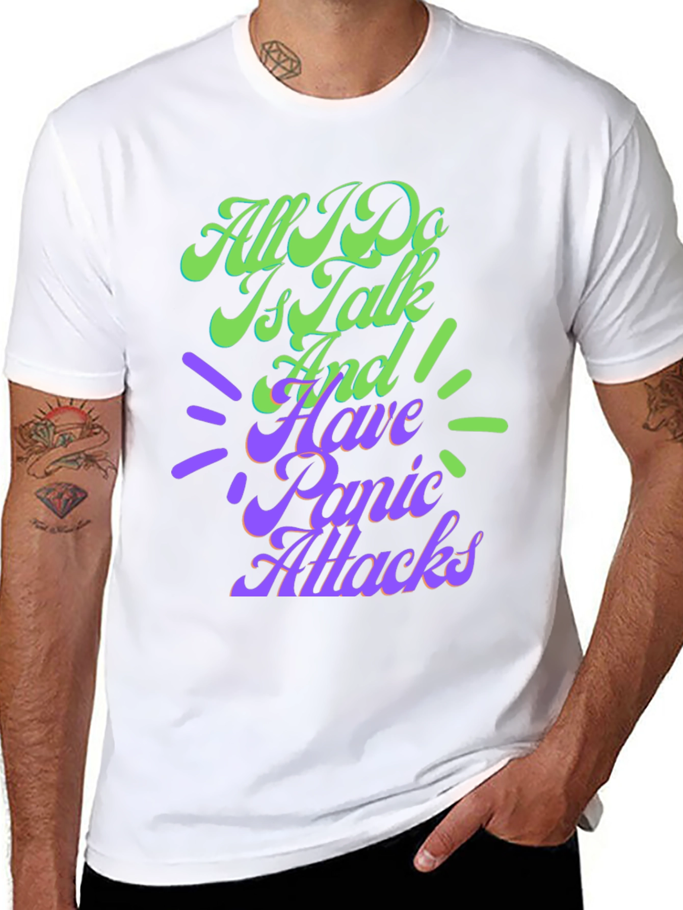 Panic Attack T-Shirt - Funny Graphic Tee