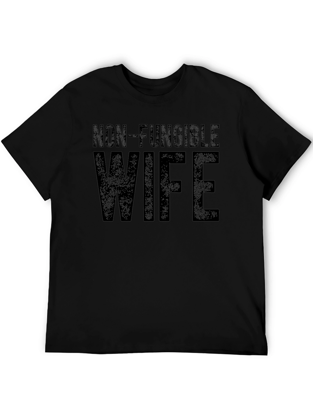 Non-Fungible Wife Black Graphic T-Shirt