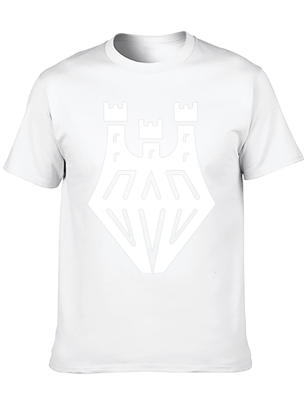 Black T-Shirt with White Castle Graphic