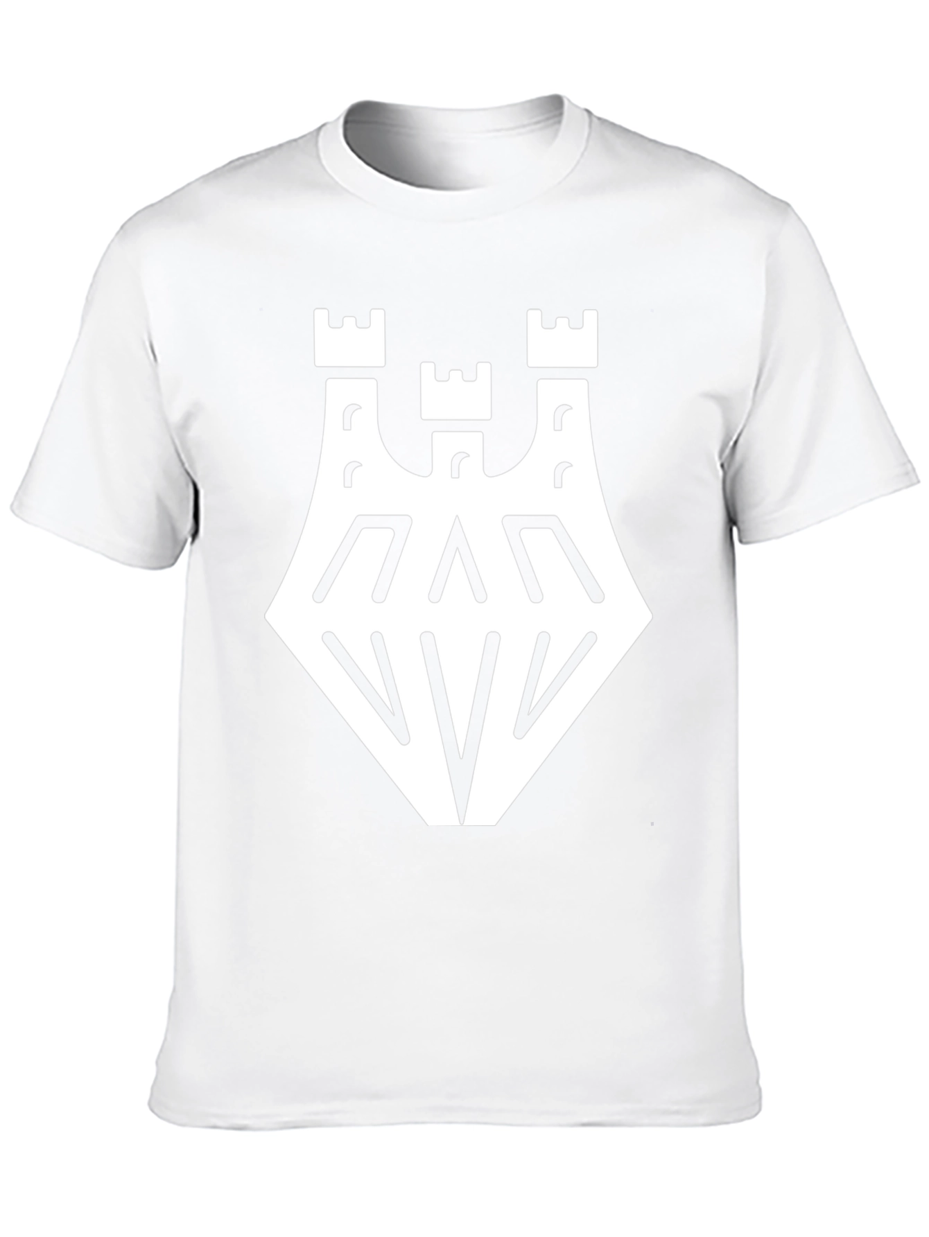 Black T-Shirt with White Castle Graphic