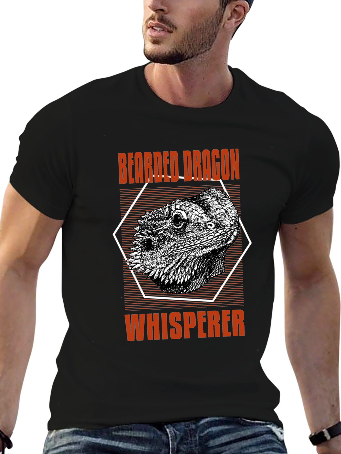 Bearded Dragon Whisperer Graphic T-Shirt