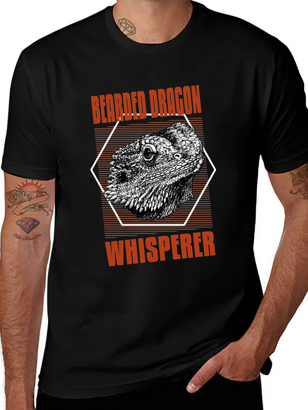 Bearded Dragon Whisperer Graphic T-Shirt