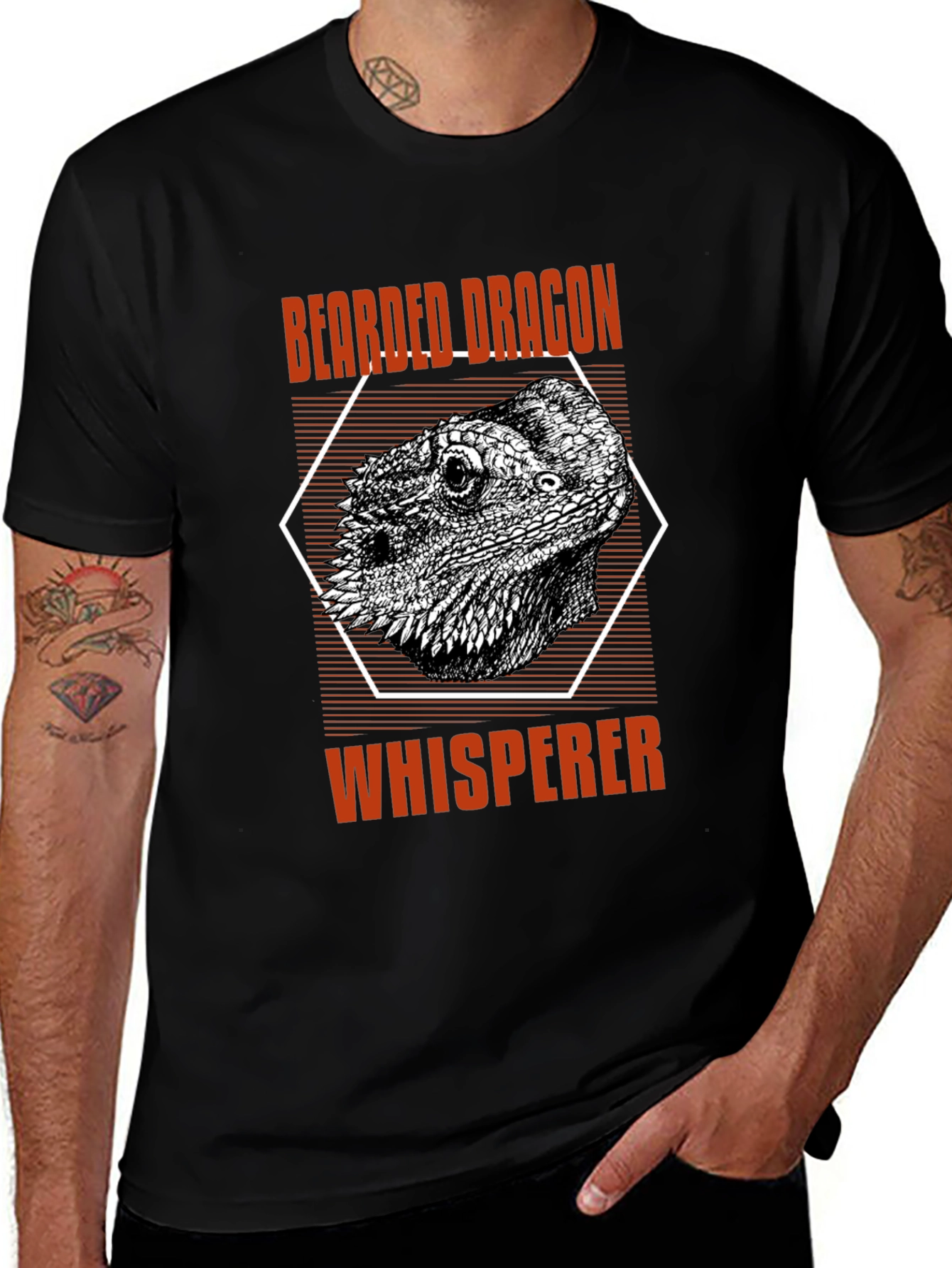 Bearded Dragon Whisperer Graphic T-Shirt