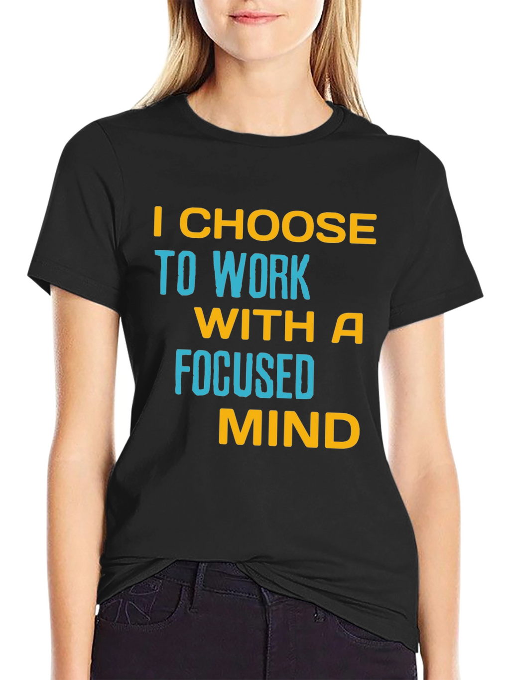 Focused Mind T-Shirt - Motivational Black Tee