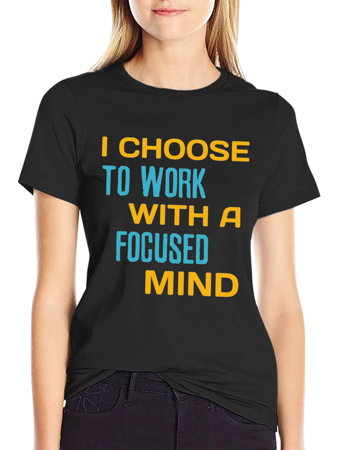 Focused Mind T-Shirt - Motivational Black Tee
