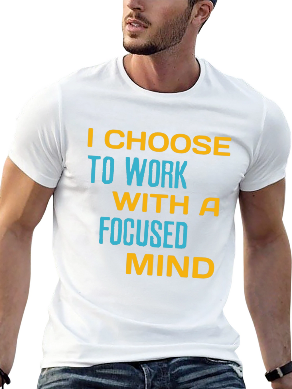 Focused Mind T-Shirt - Motivational Black Tee
