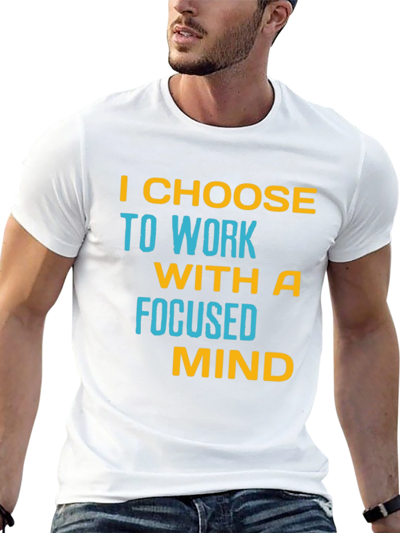 Focused Mind T-Shirt - Motivational Black Tee