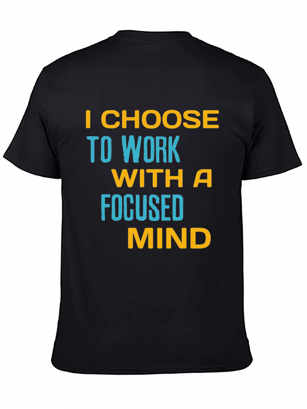 Focused Mind T-Shirt - Motivational Black Tee