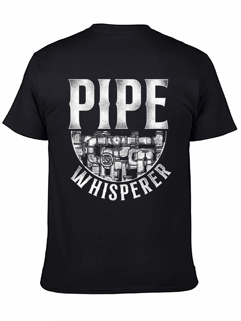 Pipe Whisperer Graphic Tee - Black T-Shirt