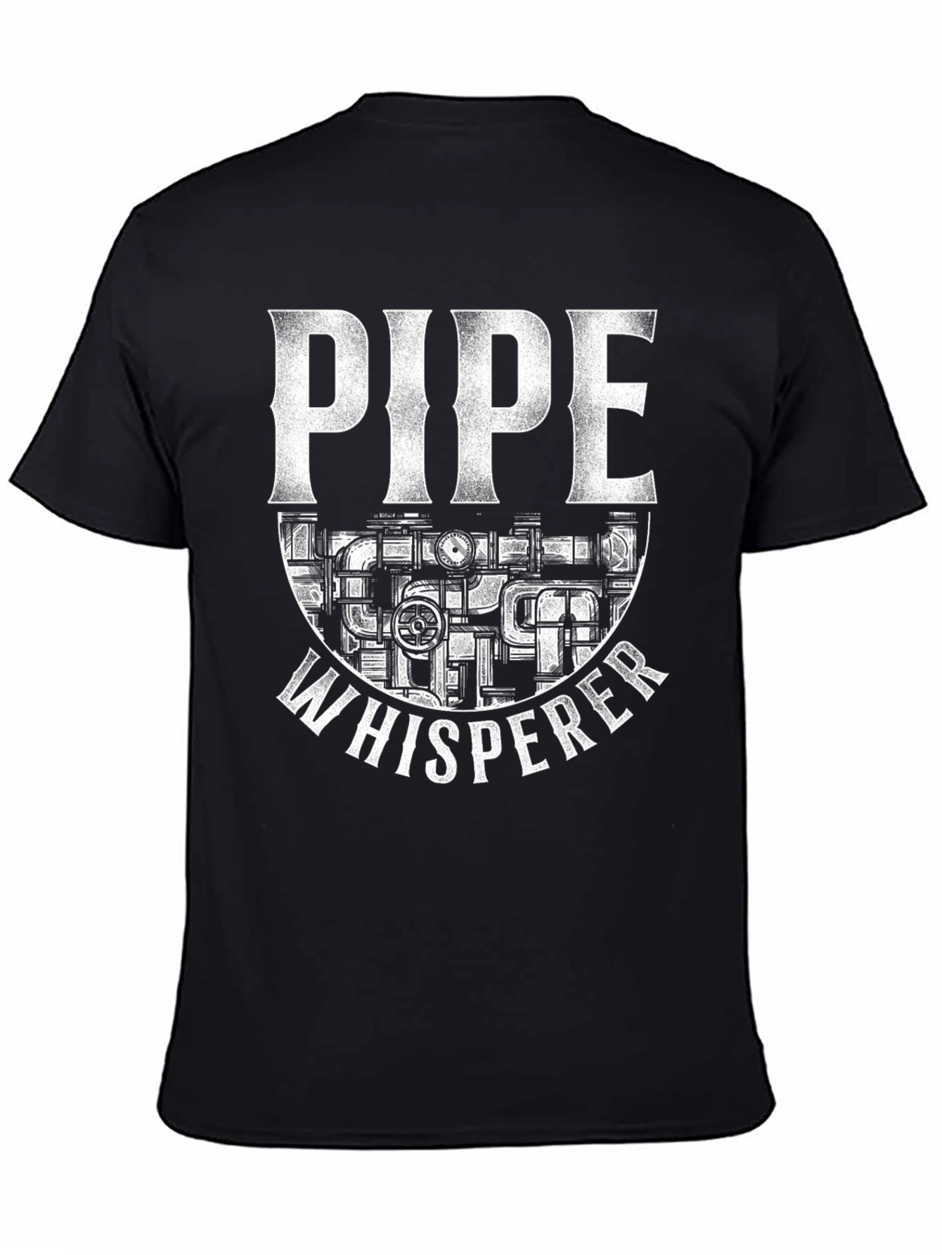 Pipe Whisperer Graphic Tee - Black T-Shirt