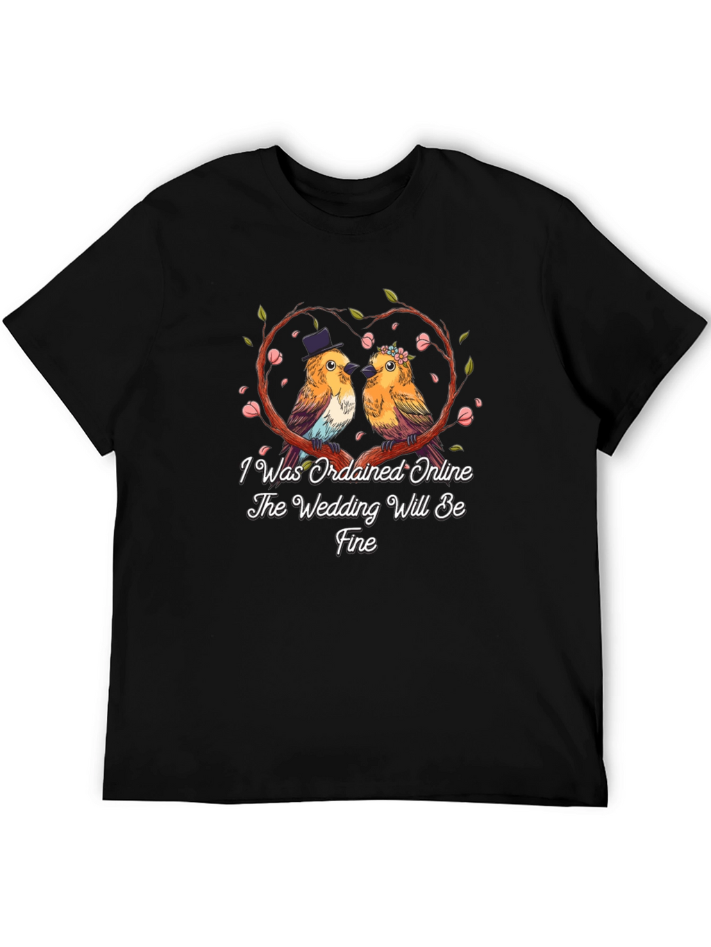 Ordained Online Wedding Bird T-Shirt