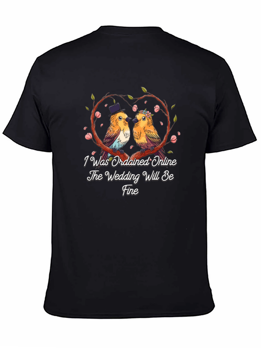 Ordained Online Wedding Bird T-Shirt