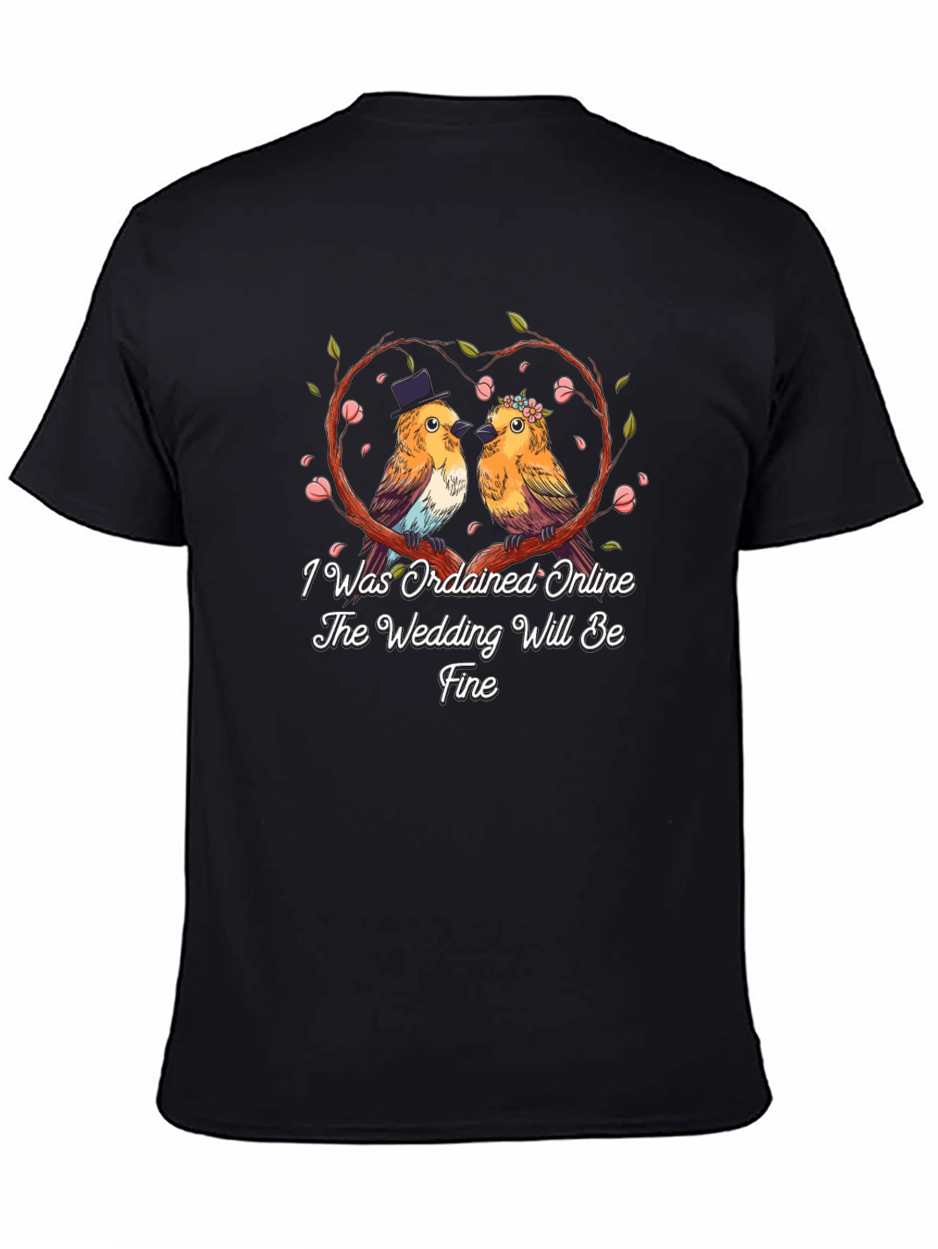 Ordained Online Wedding Bird T-Shirt