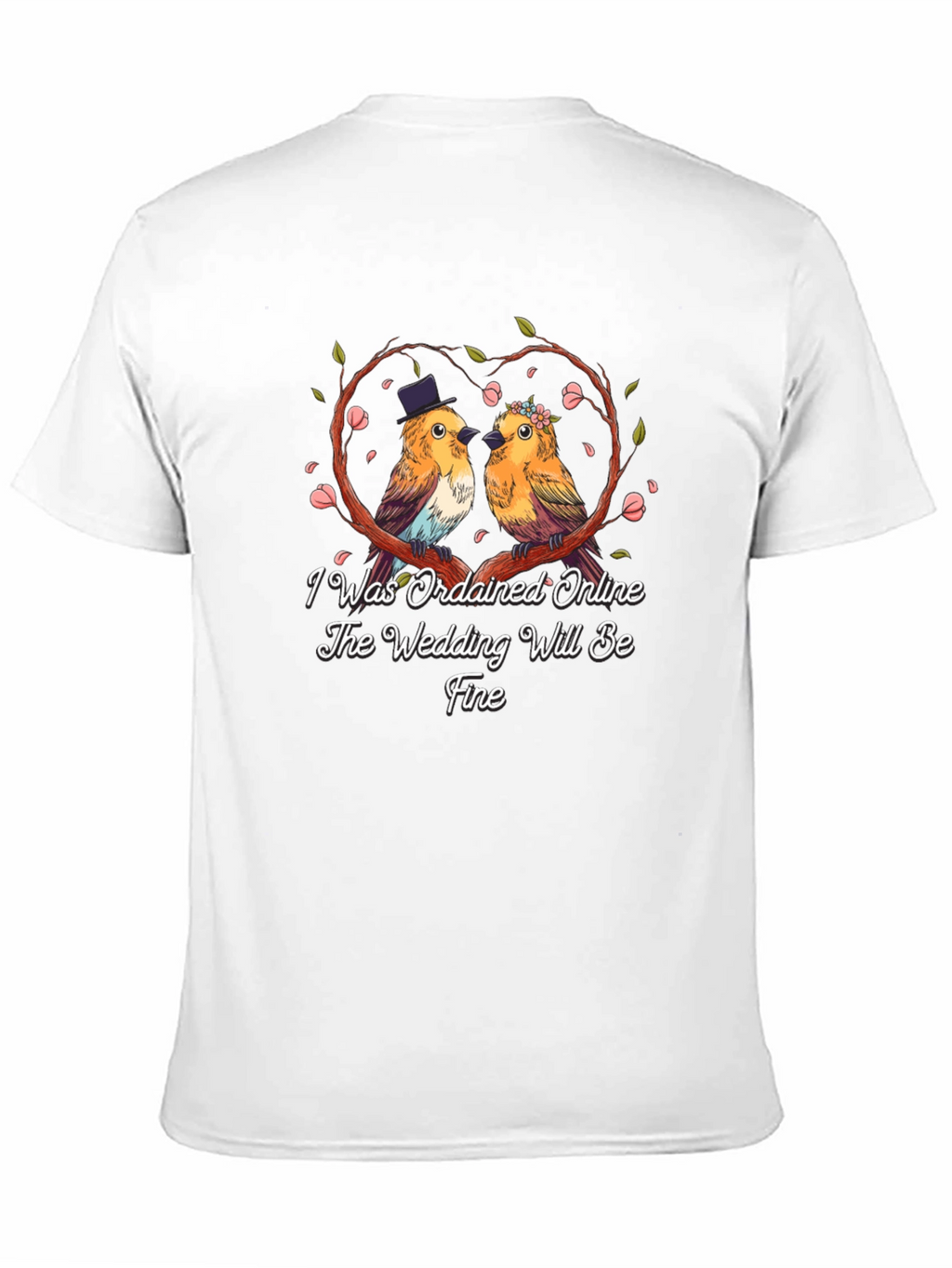 Ordained Online Wedding Bird T-Shirt