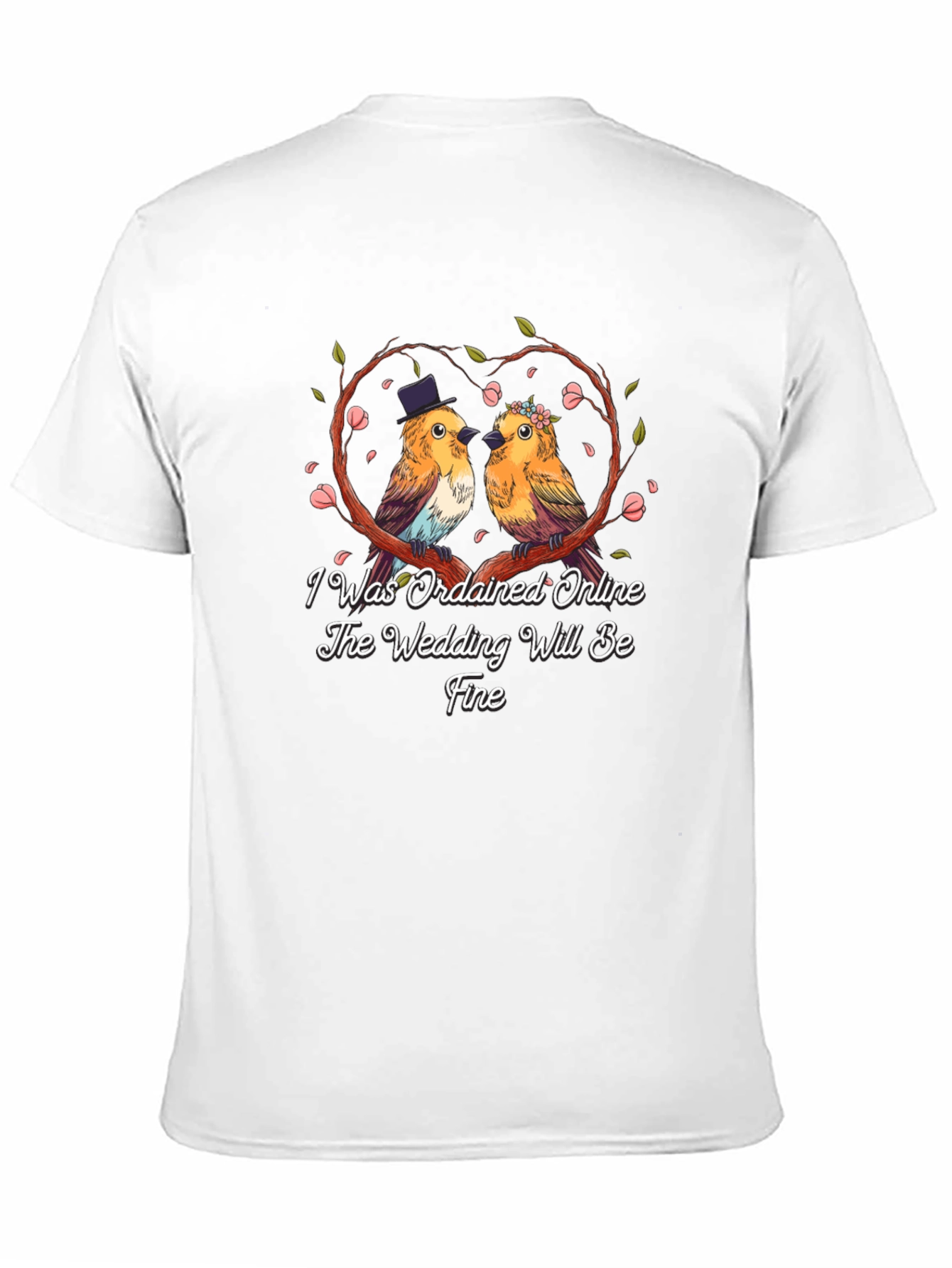 Ordained Online Wedding Bird T-Shirt