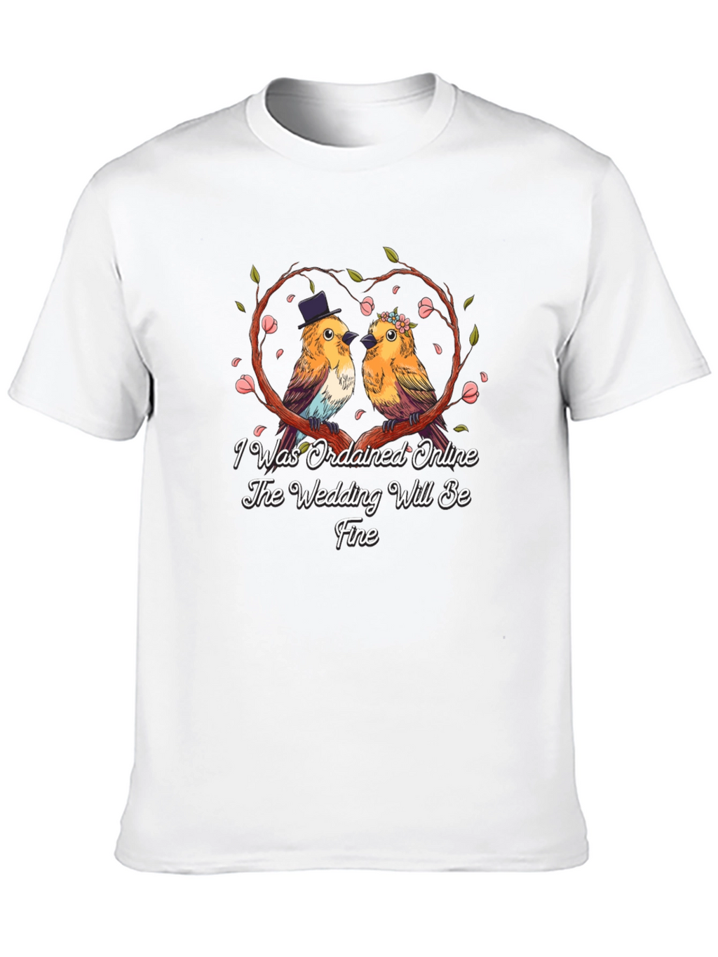 Ordained Online Wedding Bird T-Shirt