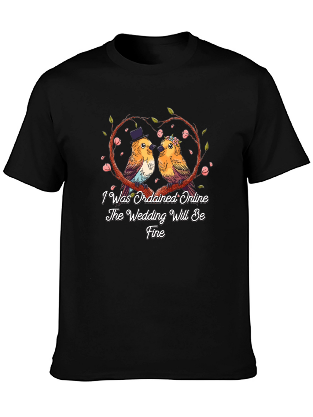 Ordained Online Wedding Bird T-Shirt