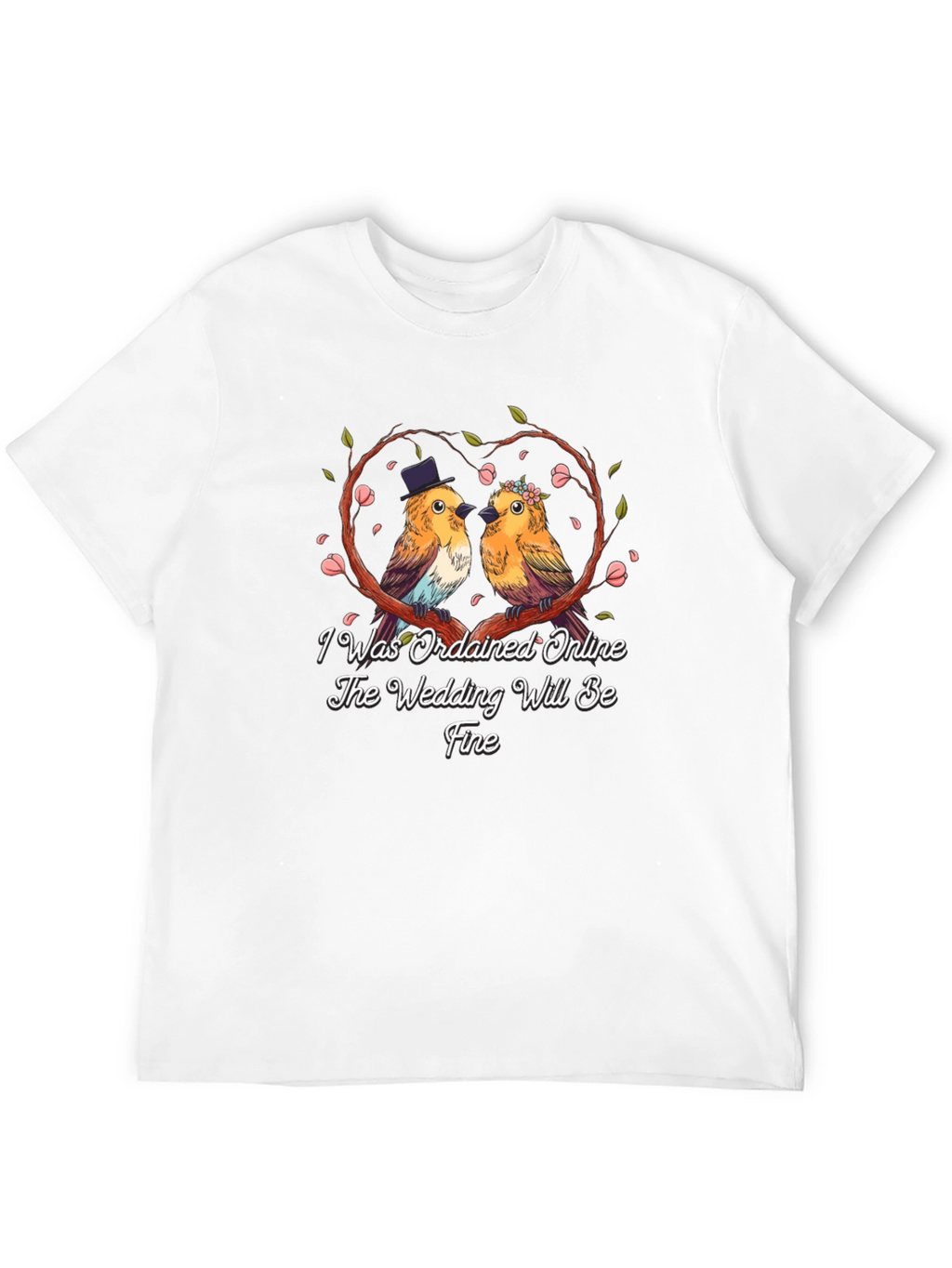 Ordained Online Wedding Bird T-Shirt