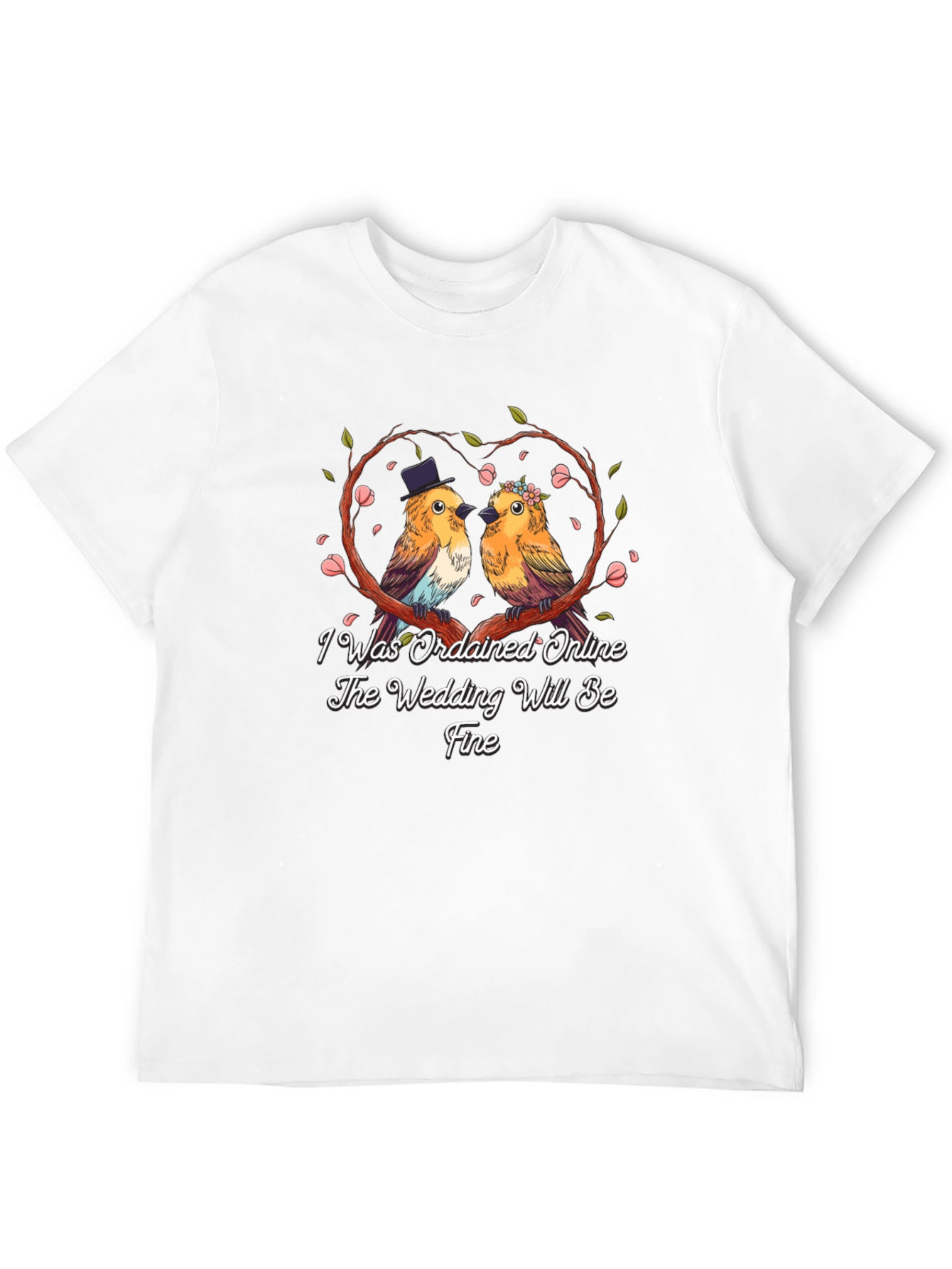 Ordained Online Wedding Bird T-Shirt