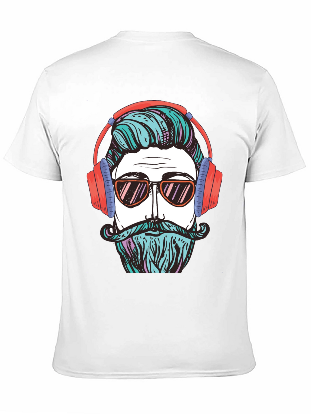 Cool Hipster Graphic Tee - Black T-Shirt