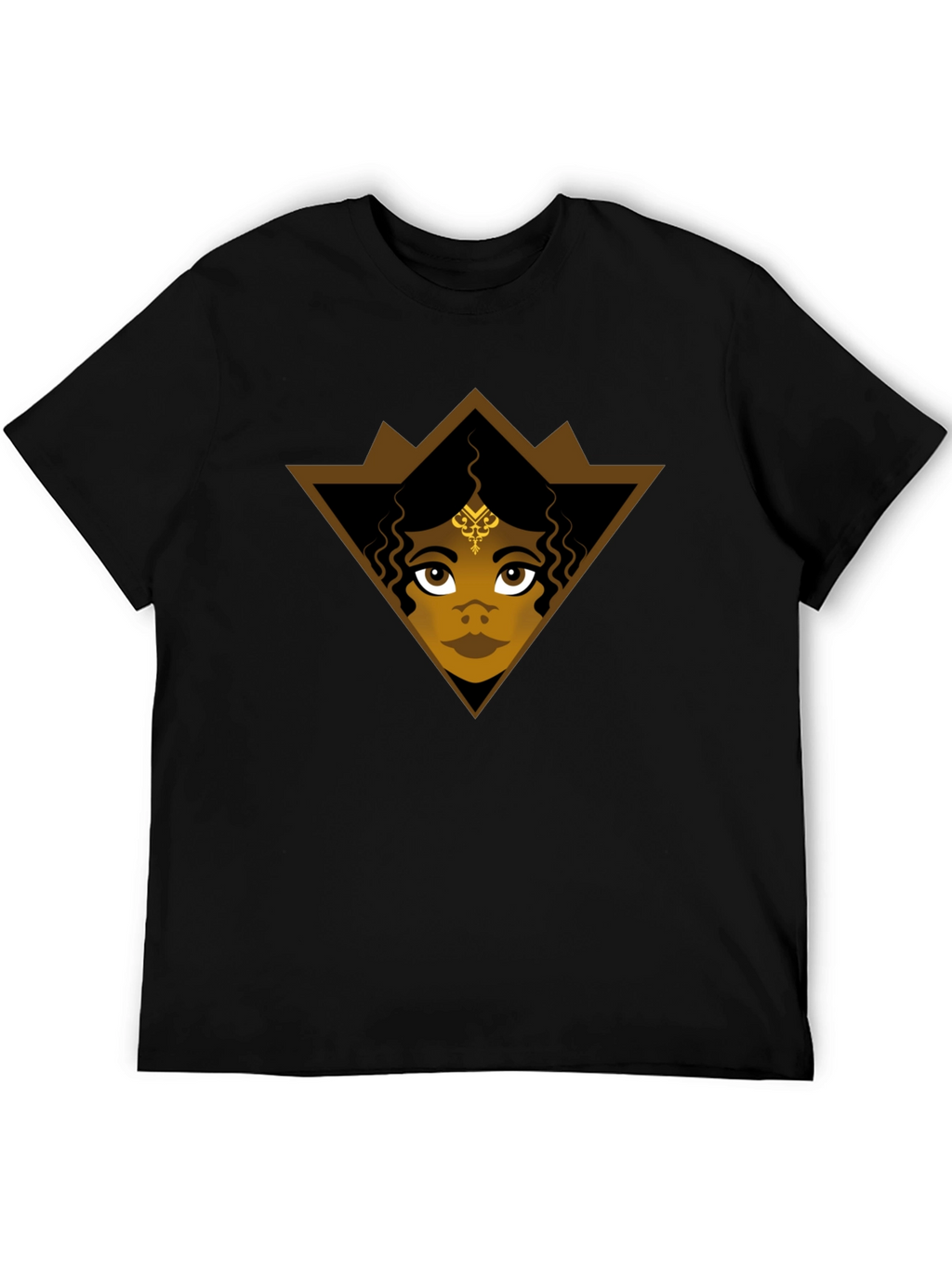 Graphic Tee: Ethnic Woman Triangle Design
