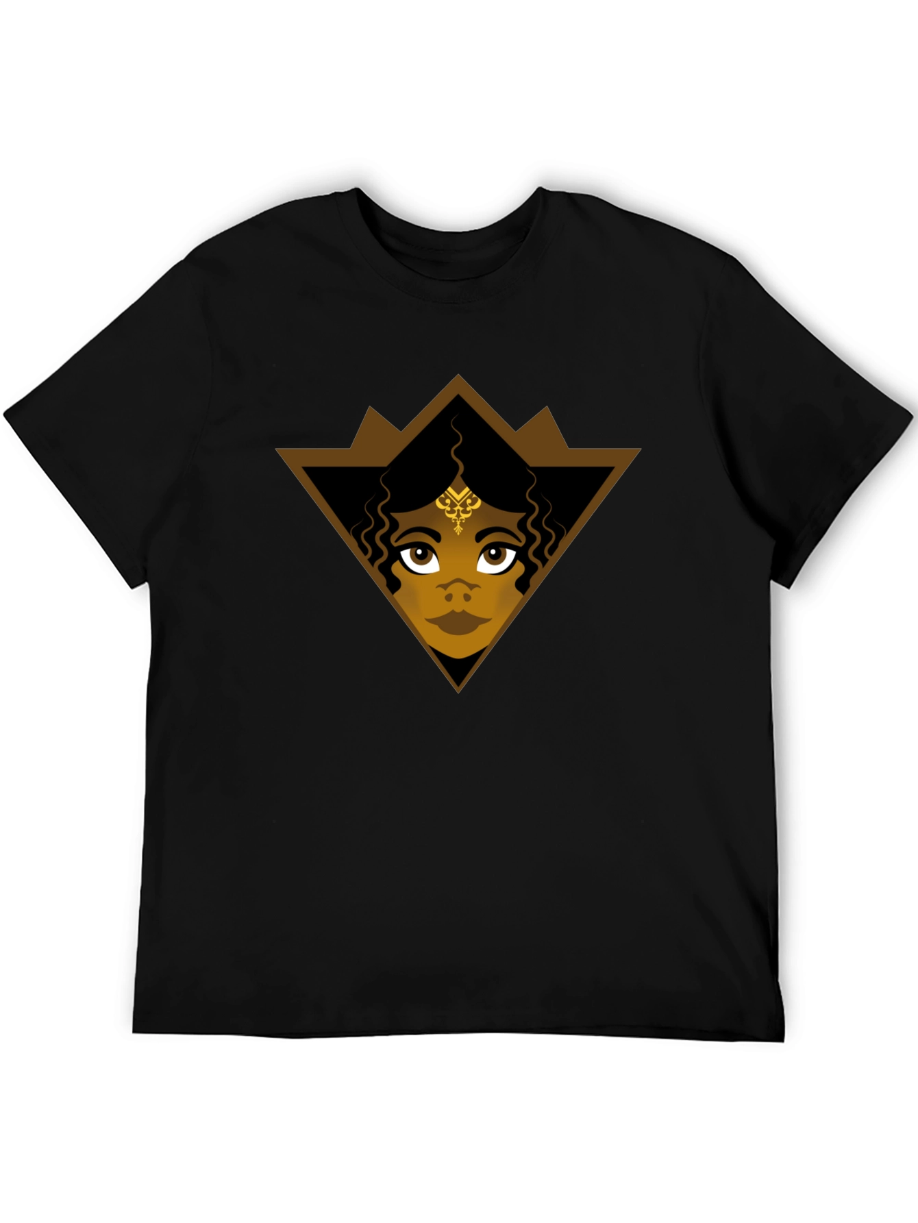 Graphic Tee: Ethnic Woman Triangle Design