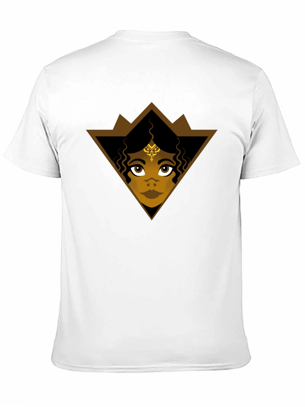 Graphic Tee: Ethnic Woman Triangle Design